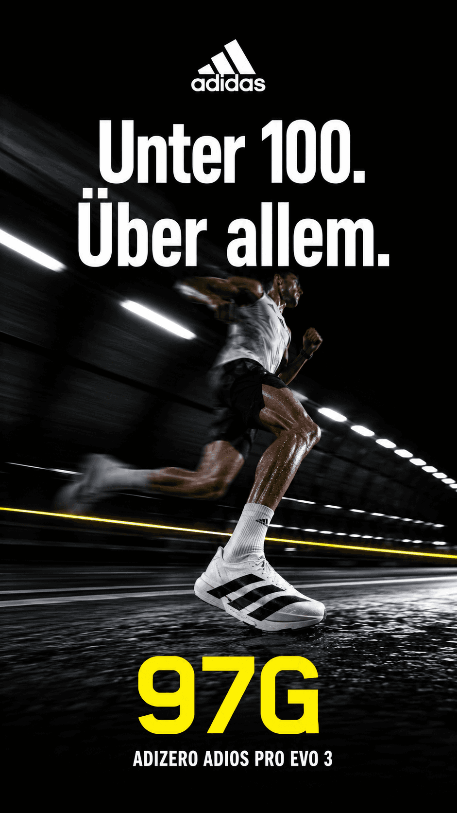 adidas Adizero Adios Pro Evo 3 – Unter 100. Über allem. photo 3