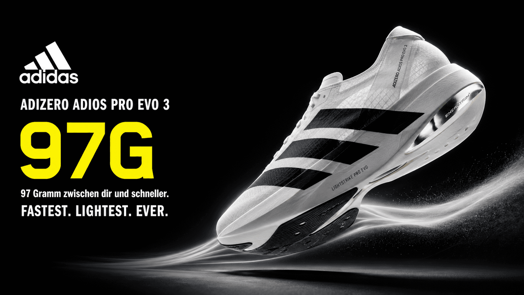 adidas Adizero Adios Pro Evo 3 – Unter 100. Über allem.